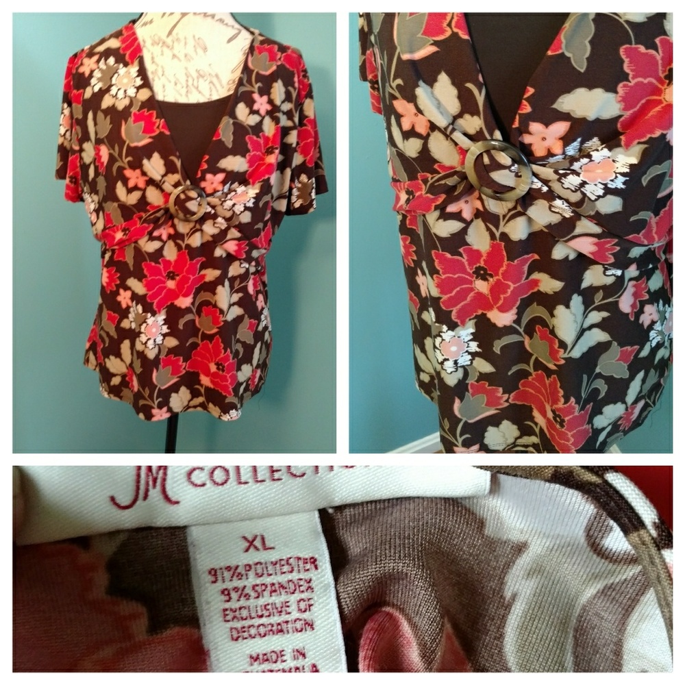 5/25 JM Collection Fall Top XL EUC